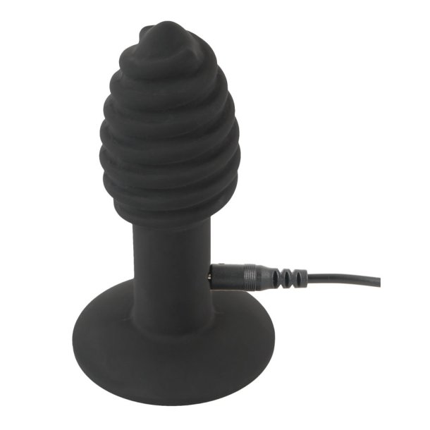 Black Velvets Anal Plug Twist med Vibrator