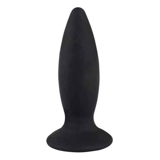 Black Velvets Genopladelig Silikone Anal Plug med Vibrator