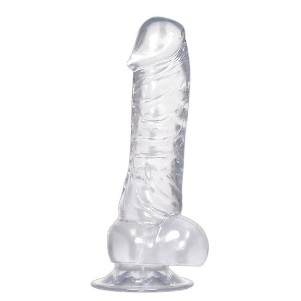 Dildo med Sugekop - Crystal Clear Dong