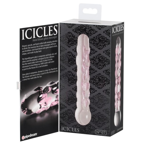 Icicles nr. 7 Glas Dildo