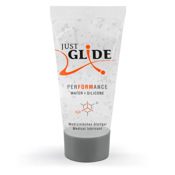 Just Glide Performance Glidecreme p Vand- og Silikonebasis