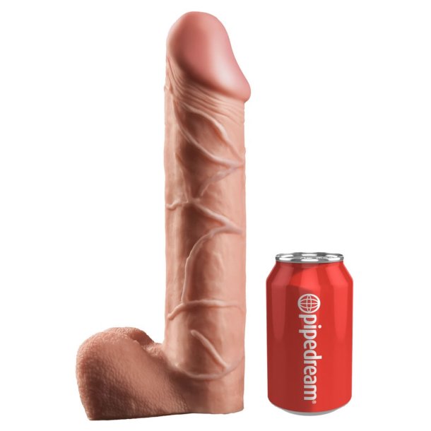 King Cock Strap-On Dildo og Penis Sleeve med Realistisk Look