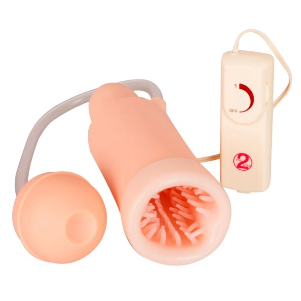 Masturbator French Kiss med Pumpe &amp; Vibrator