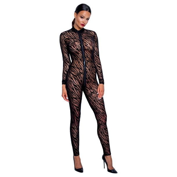 Noir Tiger Queen Catsuit