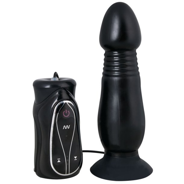 Anal Pusher Anal Plug med Stdefunktion og Vibration