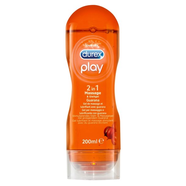 Durex Play Guarana 2-i-1 Massageolie &amp; Glidecreme 200ml